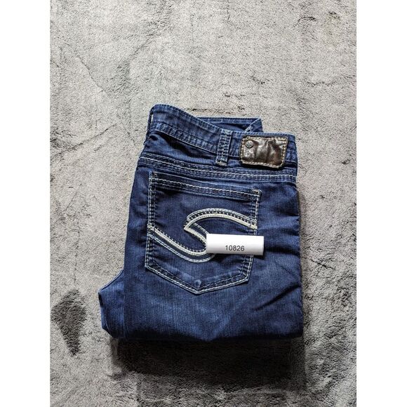 Silver Jeans Frances 18" Bootcut Jeans Women's Size 30 Dark Wash - Picture 13 of 13